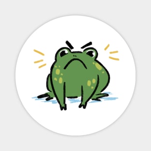 Angy frog! Magnet